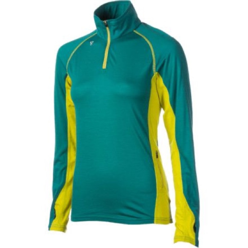 Stoic Merino Wool Quarter-Zip Top, size L
